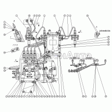 Топливные трубопроводы и установка топливной аппаратуры