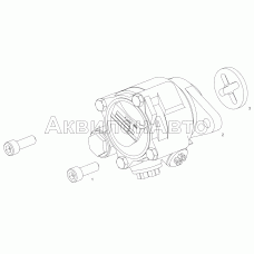 5344.3407005 Установка насоса гидроусилителя руля (ЯМЗ-5344-10, ЯМЗ-53442)