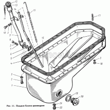 Поддон блока цилиндров