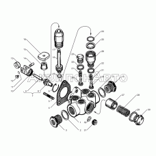 Насос топливоподкачивающий двигателей ЯМЗ-238БЕ2, ЯМЗ-238ДЕ2
