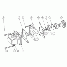 Установка привода гидронасоса. (для техники, на которой предусмотрено применение усилителя рулевого управления ) Установка привода гидронасоса. (для техники, на которой предусмотрено применение усилителя рулевого управления )