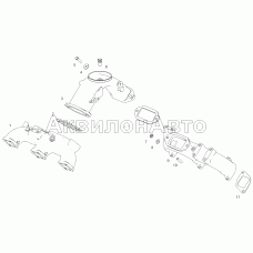 65652.1115001 Установка впускного трубопровода