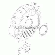 658.1002311-40 Картер маховика в сборе