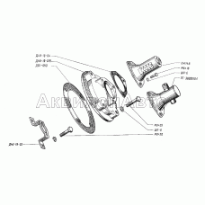 Привод тахоспидометра и счетчика моточасов