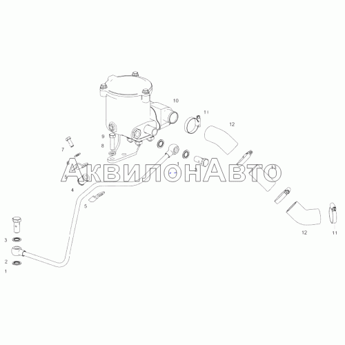 6565.1014199 Установка маслоотделителя 6565.1014199 Установка маслоотделителя