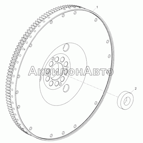 5340.1005115 Маховик в сборе