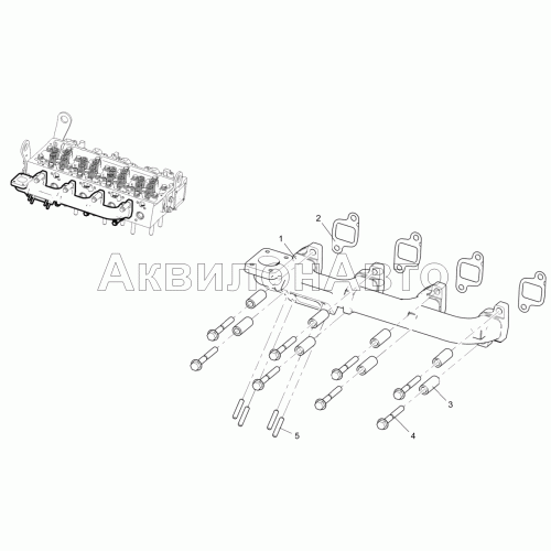 Коллектор выпускной 5340-30-100800-010