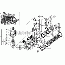 Теплообменник водомасляный с центрифугой