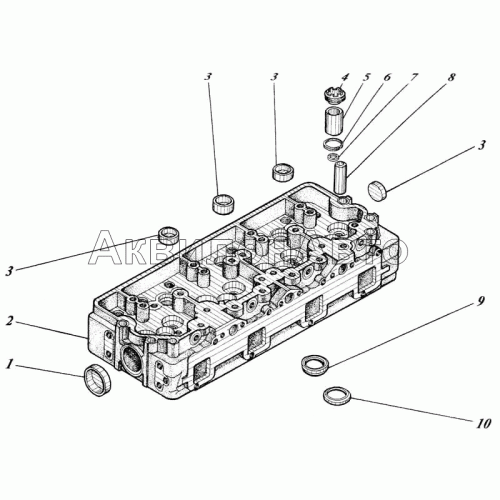 Головка цилиндров 440-06с2-11-11 Головка цилиндров 440-06с2-11-11