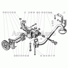 Приёмник масляного насоса и масляный насос