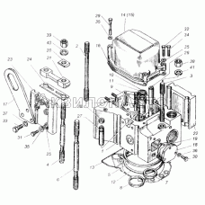 Головка блока цилиндров двигателей ЯМЗ-240Н, ЯМЗ-240П
