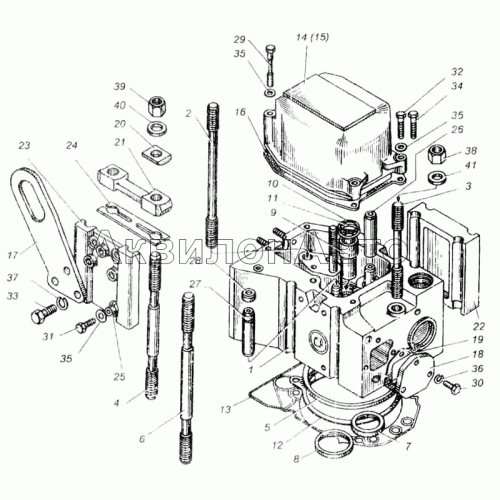 Головка блока цилиндров двигателей ЯМЗ-240Н, ЯМЗ-240П