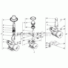 Установка воздухоочистителя 440-12c1-3