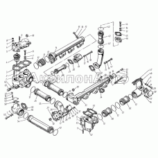 Трубы и термостаты системы охлаждения