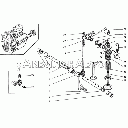Клапаны и толкатели Клапаны и толкатели