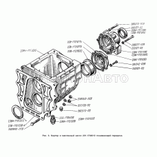 Картер и масляный насос 201.1704010 понижающей передачи
