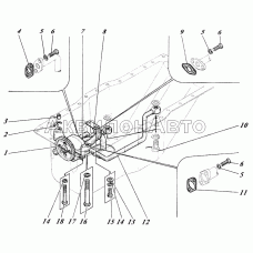 Насос масляный с трубами МН41-09с1