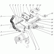 Насос водяной, вентилятор и термостат 442-56-13с1