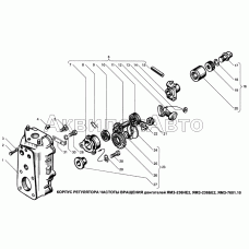 Корпус регулятора вращения двигателей ЯМЗ-236НЕ2, ЯМЗ-236БЕ2, ЯМЗ-7601.10
