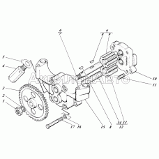 Насос масляный 442-47-09с2