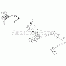 Патрубок всасывающий 536-30-111800-030