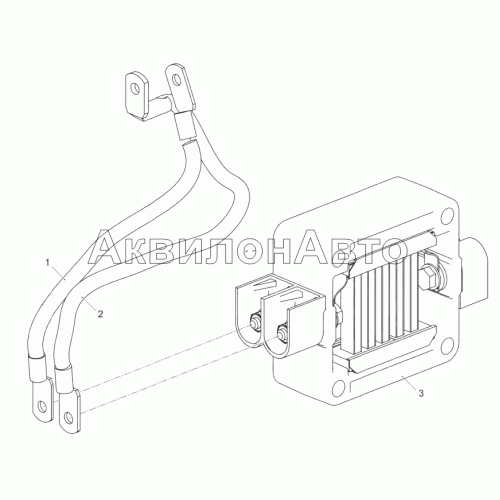 5340.3770010 Подогреватель предпусковой с проводами
