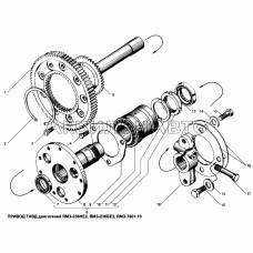 Привод ТНВД двигателей ЯМЗ-236БЕ2, ЯМЗ-7601.10