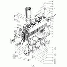 Блок-картер СМД-14НГ,-14БН,-15Н,-19,-20