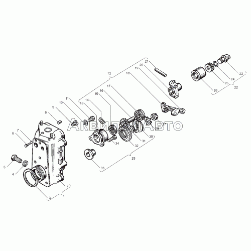Корпус регулятора частоты вращения
