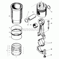 Поршень и шатун