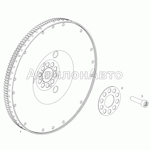5340.1005114 Установка маховика