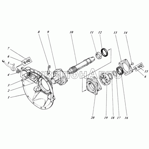Муфта сцепления 444-21с1-10 Муфта сцепления 444-21с1-10