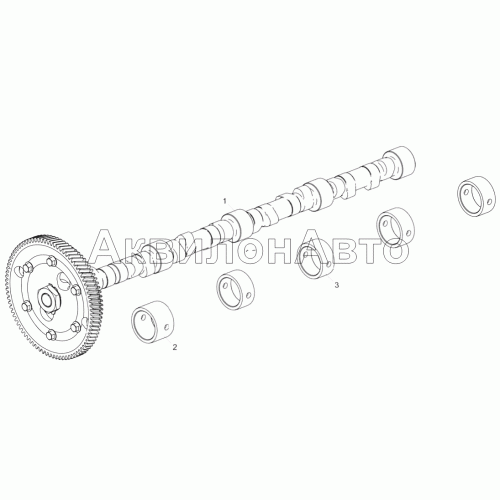 7511.1006005 Установка вала распределительного 7511.1006005 Установка вала распределительного