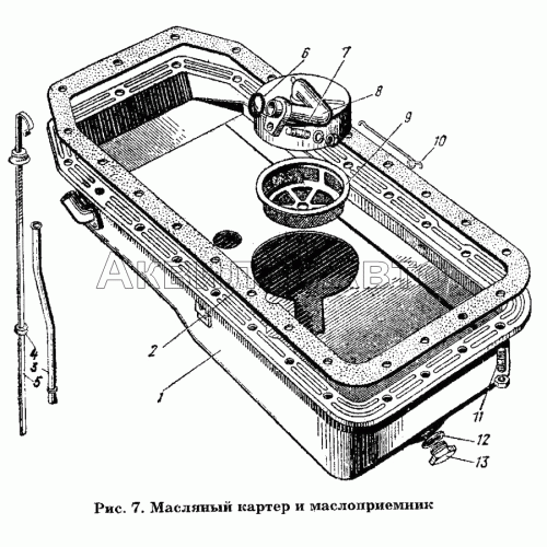Масляный картер и маслоприемник