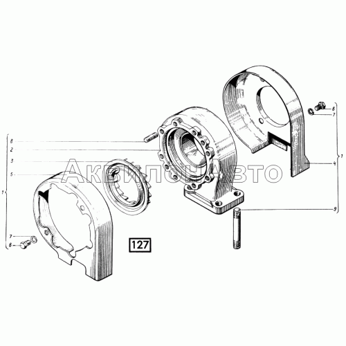Корпус турбины СМД-21, -22, 22А, 23, 23.01, 23.02, 24, 24.01, 24.02 Корпус турбины СМД-21, -22, 22А, 23, 23.01, 23.02, 24, 24.01, 24.02