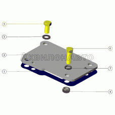 Установка заглушки для исполнений дизелей без пневмокомпрессора