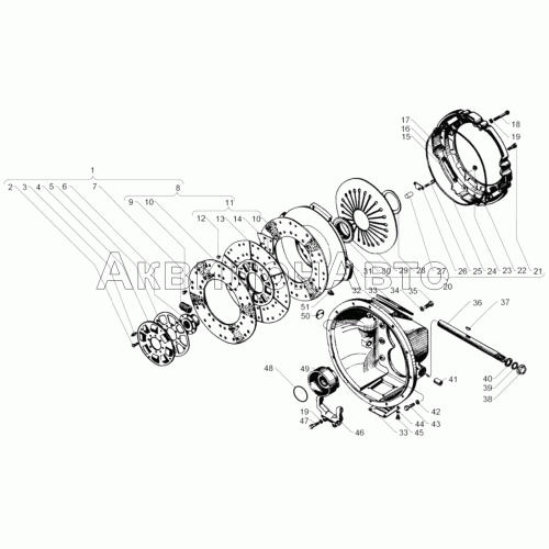 Сцепление ЯМЗ-182-15