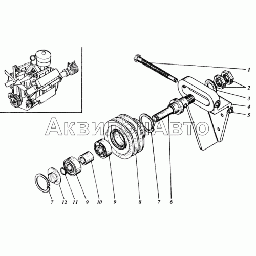 Натяжное устройство