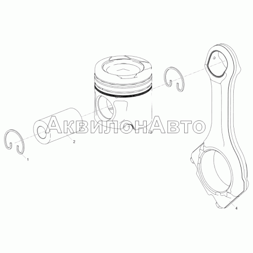 5340.1004007 Установка поршневой группы (ЯМЗ-53443-20, ЯМЗ-53443-10, ЯМЗ-53443-30)
