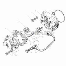 НАСОС МАСЛЯНЫЙ КОРОБОК ПЕРЕДАЧ ЯМЗ-2381, ЯМЗ-2361 для двигателей ЯМЗ-6562.10, ЯМЗ-6563.10