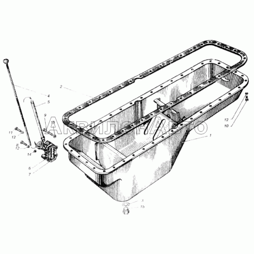 Поддон блока цилиндров