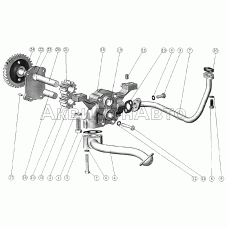 Установка масляного насоса. Установка приёмника масляного насоса