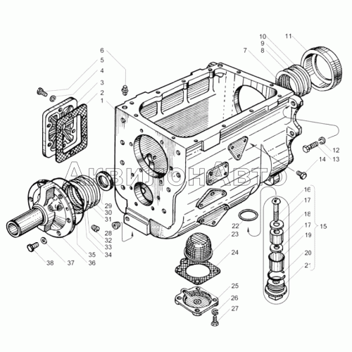 Картер коробки передач Картер коробки передач