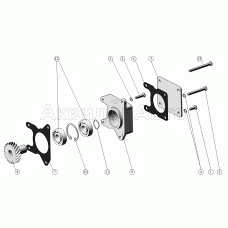 Установка привода гидронасоса. (для Д-245.7Е4 с топливным насосом СВ 28)
