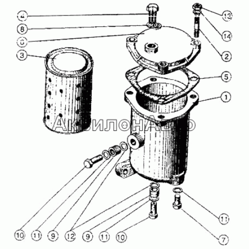 Фильтр топливный тонкой очистки Фильтр топливный тонкой очистки