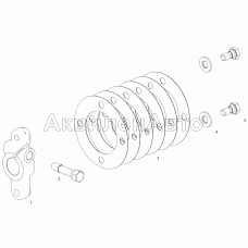 7511.1029262 Фланец ведущей полумуфты с пластинами