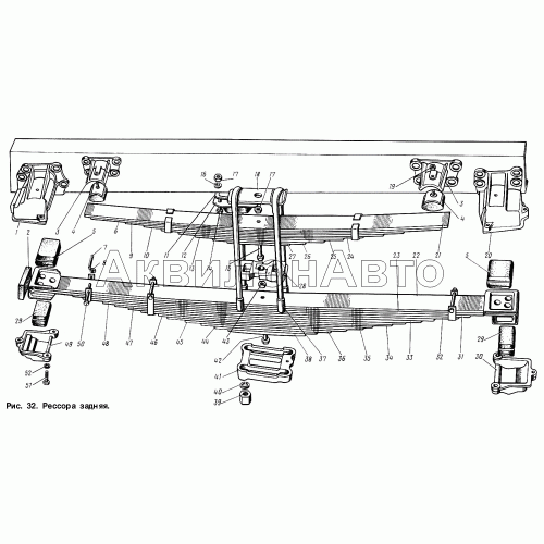 Рессора задняя Рессора задняя