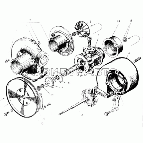 Турбокомпрессор 12.1118010