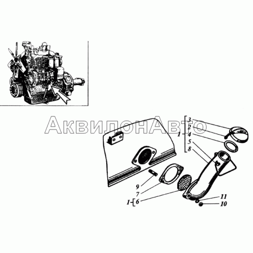 Патрубок маслоналивной Патрубок маслоналивной