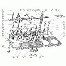 Головка цилиндров Клапаны и толкатели клапанов Головка цилиндров Клапаны и толкатели клапанов